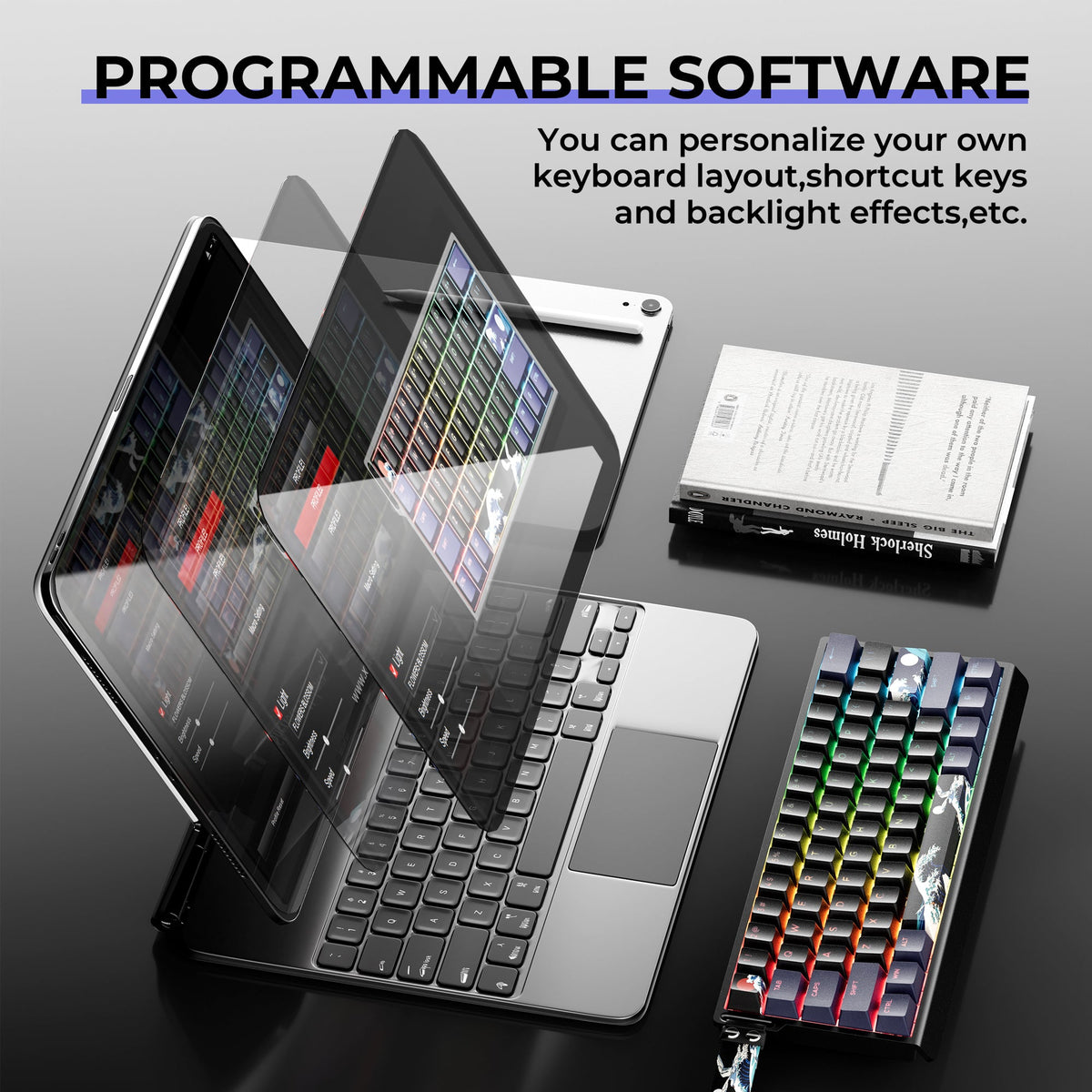 XVX H61 60% Aluminum RGB Wired Mechanical Keyboard